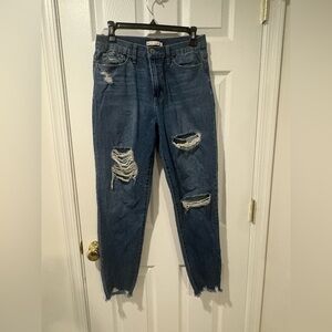 SO high rise Mom jeans